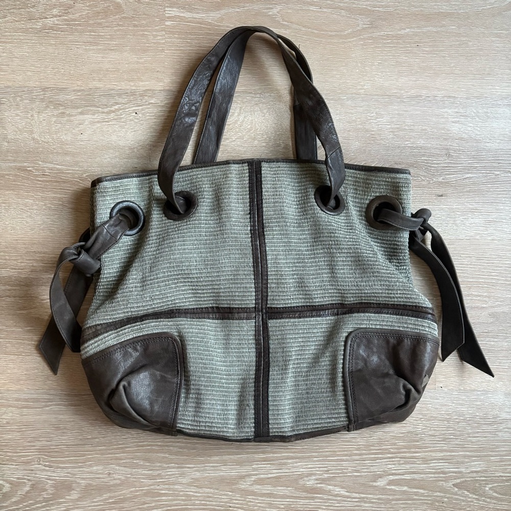 KOOBA Woven Oversized Slouch Shoulder Bag